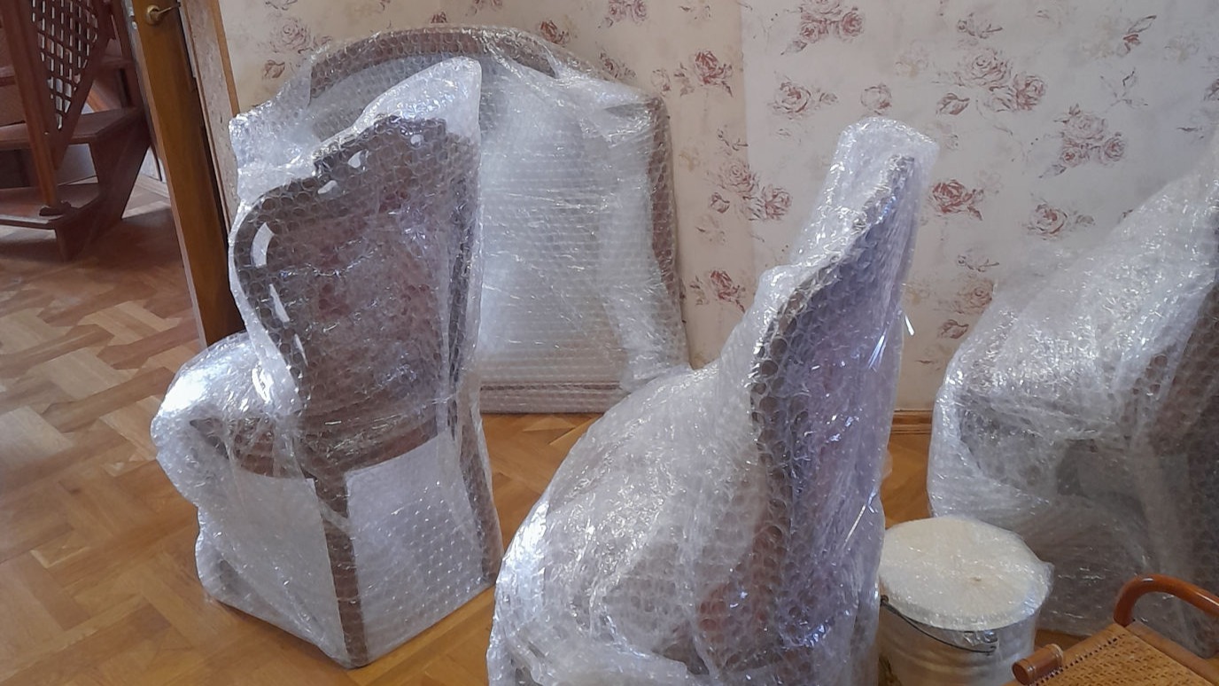 Упаковка оборудования и мебели